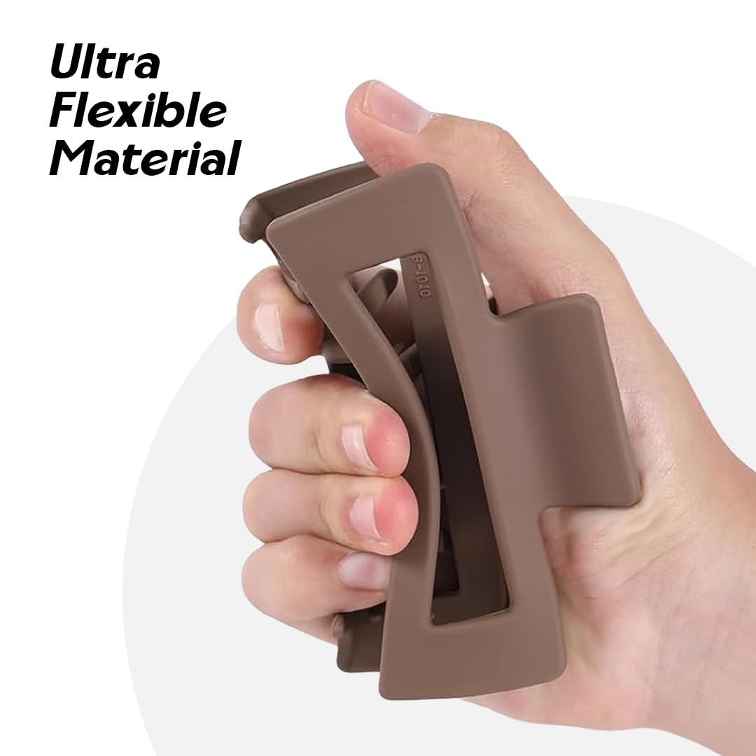 Silicone Hair Claw Clips for Women | Flexible Bendable Cloud Clips