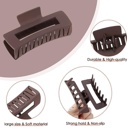 Silicone Hair Claw Clips for Women | Flexible Bendable Cloud Clips