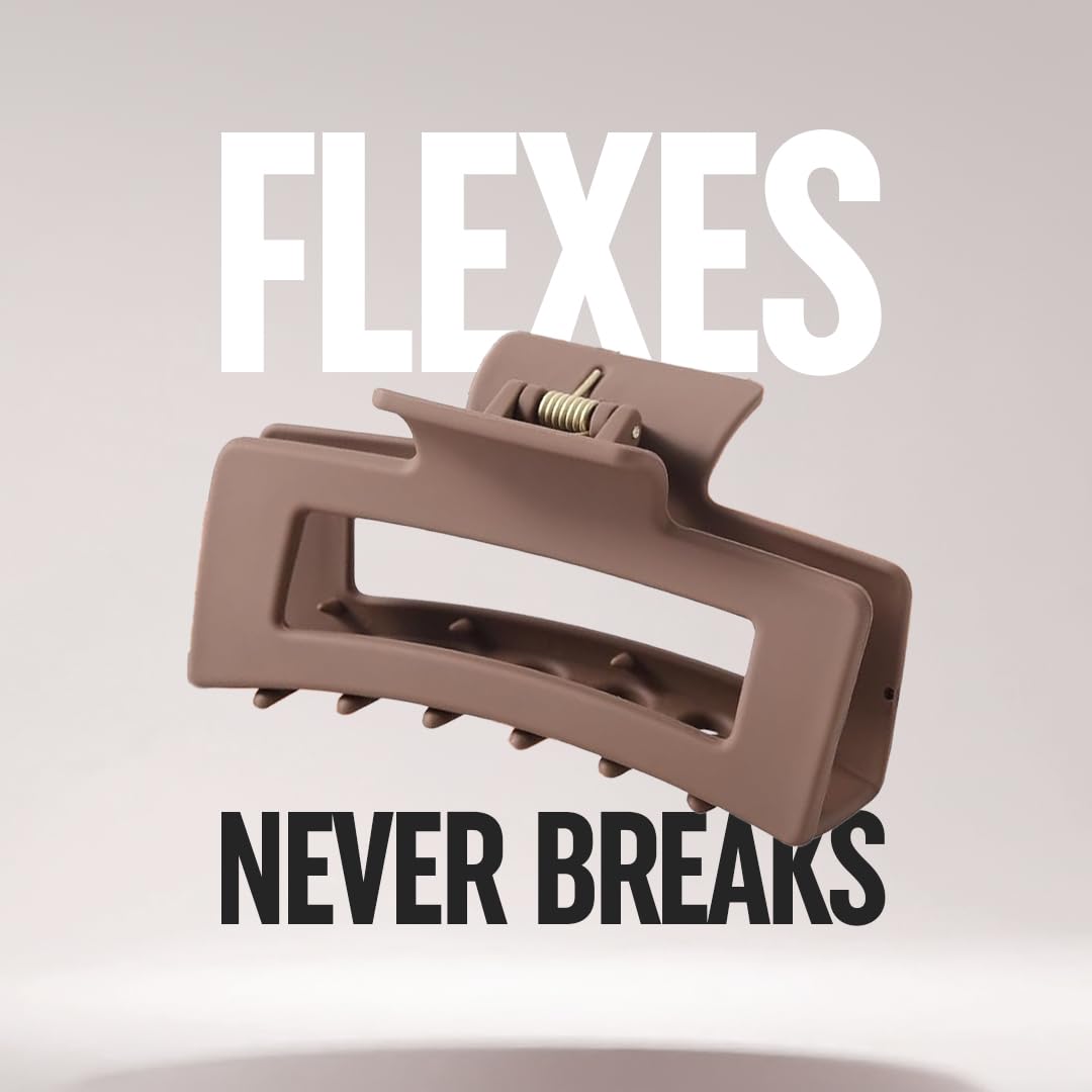 Silicone Hair Claw Clips for Women | Flexible Bendable Cloud Clips